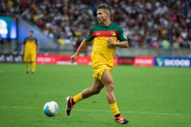 Rio de Janeiro, Rio de Janeiro, Brezilya - 26 Mayıs 2024. Birlik ve Umut Takımı, Maracana Stadyumu 'nda Dayanışma maçı.               