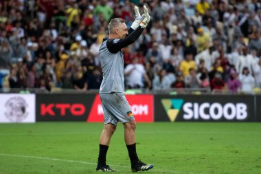Rio de Janeiro, Rio de Janeiro, Brezilya - 26 Mayıs 2024. Birlik ve Umut Takımı, Maracana Stadyumu 'nda Dayanışma maçı.               