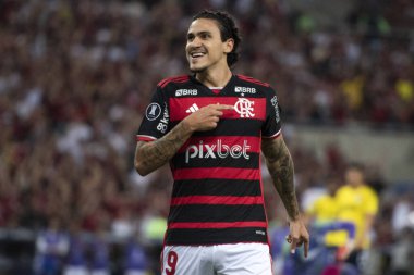 Rio de Janeiro, Rio de Janeiro, Brezilya - 28 Mayıs 2024. Flamengo x Millionarios (COL), Maracana Stadyumundaki Libertadores.                    