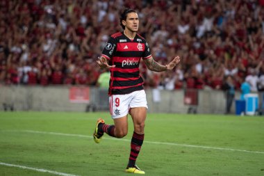 Rio de Janeiro, Rio de Janeiro, Brezilya - 28 Mayıs 2024. Flamengo x Millionarios (COL), Maracana Stadyumundaki Libertadores.                    