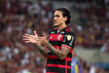 Rio de Janeiro, Rio de Janeiro, Brezilya - 28 Mayıs 2024. Flamengo x Millionarios (COL), Maracana Stadyumundaki Libertadores.                    