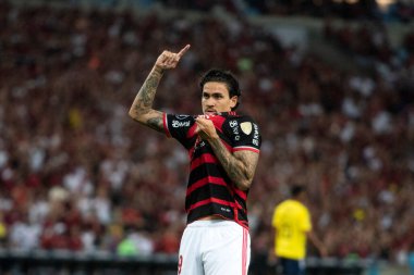Rio de Janeiro, Rio de Janeiro, Brezilya - 28 Mayıs 2024. Flamengo x Millionarios (COL), Maracana Stadyumundaki Libertadores.                    