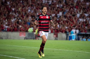 Rio de Janeiro, Rio de Janeiro, Brezilya - 28 Mayıs 2024. Flamengo x Millionarios (COL), Maracana Stadyumundaki Libertadores.                    