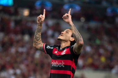 Rio de Janeiro, Rio de Janeiro, Brezilya - 28 Mayıs 2024. Flamengo x Millionarios (COL), Maracana Stadyumundaki Libertadores.                    