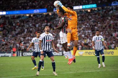 Rio de Janeiro, Rio de Janeiro, Brezilya - 29 Mayıs 2024. Fluminense x Alianza Lima (PER), Maracana Stadyumunda Libertadores.                  