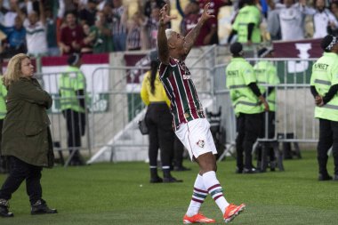 Rio de Janeiro, Rio de Janeiro, Brezilya - 29 Mayıs 2024. Fluminense x Alianza Lima (PER), Maracana Stadyumunda Libertadores.                  