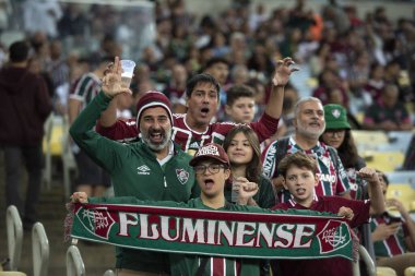 Rio de Janeiro, Rio de Janeiro, Brezilya - 29 Mayıs 2024. Fluminense x Alianza Lima (PER), Maracana Stadyumunda Libertadores.                  