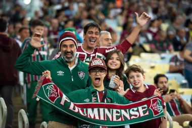 Rio de Janeiro, Rio de Janeiro, Brezilya - 29 Mayıs 2024. Fluminense x Alianza Lima (PER), Maracana Stadyumunda Libertadores.                  