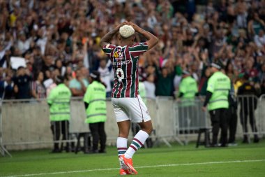 Rio de Janeiro, Rio de Janeiro, Brezilya - 29 Mayıs 2024. Fluminense x Alianza Lima (PER), Maracana Stadyumunda Libertadores.                  