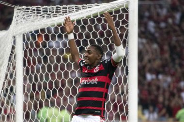 Rio de Janeiro, Rio de Janeiro, Brezilya - 13 Haziran 2024. Flamengo X Gremio Maracana Stadyumunda.             