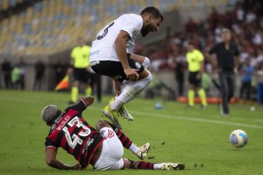 Rio de Janeiro, Rio de Janeiro, Brezilya - 13 Haziran 2024. Flamengo X Gremio Maracana Stadyumunda.             