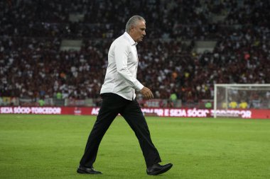 Rio de Janeiro, Rio de Janeiro, Brezilya - 13 Haziran 2024. Flamengo X Gremio Maracana Stadyumunda.             