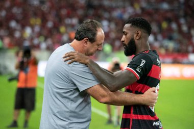 Rio de Janeiro, Rio de Janeiro, Brezilya - 20 Haziran 2024. Flamengo x Bahia Maracana Stadyumu 'nda.                 