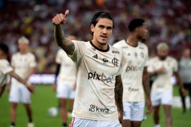 Rio de Janeiro, Rio de Janeiro, Brezilya - 20 Haziran 2024. Flamengo x Bahia Maracana Stadyumu 'nda.                 