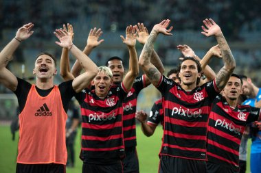 Rio de Janeiro, Rio de Janeiro, Brezilya - 23 Haziran 2024. Fluminense x Flamengo Maracana Stadyumu.             