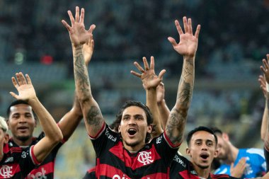 Rio de Janeiro, Rio de Janeiro, Brezilya - 23 Haziran 2024. Fluminense x Flamengo Maracana Stadyumu.             
