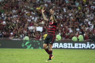 Rio de Janeiro, Rio de Janeiro, Brezilya - 23 Haziran 2024. Fluminense x Flamengo Maracana Stadyumu.             