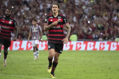 Rio de Janeiro, Rio de Janeiro, Brezilya - 23 Haziran 2024. Fluminense x Flamengo Maracana Stadyumu.             