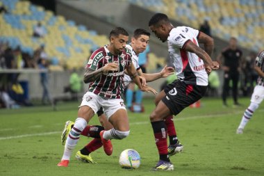 Rio de Janeiro (RJ), 27 / 06 / 2024 - FLUMINENSE X VITORIA - Brezilya Maracana Şampiyonası için Fluminense x Vitoria ile maç.                    