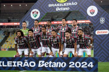 Rio de Janeiro (RJ), 27 / 06 / 2024 - FLUMINENSE X VITORIA - Brezilya Maracana Şampiyonası için Fluminense x Vitoria ile maç.                    