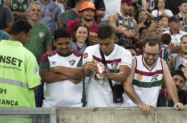 Rio de Janeiro (RJ), 04 / 07 / 2024 - FLUMINENSE X INTERNACIONAL - Brezilya Maracan Şampiyonası için Fluminense x Internacional.               