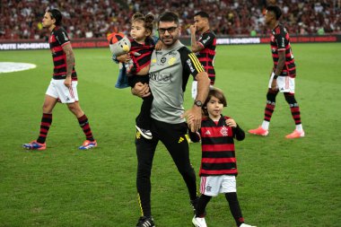 Rio de Janeiro (RJ), 06 / 07 / 2024 - FLAMENGO X CUIABA - Brezilya Maracan Şampiyonası için Flamengo x Cuiaba ile maç.                                    
