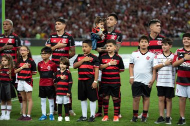 Rio de Janeiro (RJ), 06 / 07 / 2024 - FLAMENGO X CUIABA - Brezilya Maracan Şampiyonası için Flamengo x Cuiaba ile maç.                                    