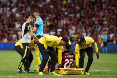Rio de Janeiro (RJ), 06 / 07 / 2024 - FLAMENGO X CUIABA - Brezilya Maracan Şampiyonası için Flamengo x Cuiaba ile maç.                                    