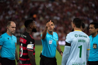 Rio de Janeiro (RJ), 06 / 07 / 2024 - FLAMENGO X CUIABA - Brezilya Maracan Şampiyonası için Flamengo x Cuiaba ile maç.                                    