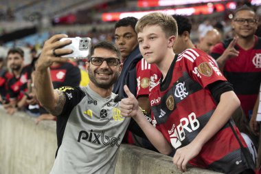 Rio de Janeiro (RJ), 06 / 07 / 2024 - FLAMENGO X CUIABA - Brezilya Maracan Şampiyonası için Flamengo x Cuiaba ile maç.                                    
