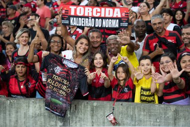 Rio de Janeiro (RJ), 06 / 07 / 2024 - FLAMENGO X CUIABA - Brezilya Maracan Şampiyonası için Flamengo x Cuiaba ile maç.                                    