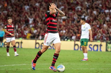Rio de Janeiro (RJ), 06 / 07 / 2024 - FLAMENGO X CUIABA - Brezilya Maracan Şampiyonası için Flamengo x Cuiaba ile maç.                                    