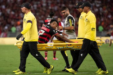 Rio de Janeiro (RJ), 06 / 07 / 2024 - FLAMENGO X CUIABA - Brezilya Maracan Şampiyonası için Flamengo x Cuiaba ile maç.                                    