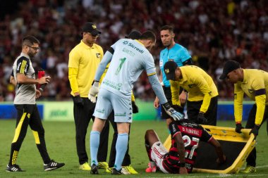 Rio de Janeiro (RJ), 06 / 07 / 2024 - FLAMENGO X CUIABA - Brezilya Maracan Şampiyonası için Flamengo x Cuiaba ile maç.                                    