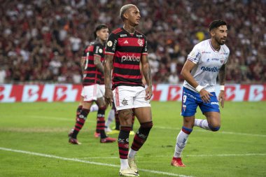 Rio de Janeiro (RJ), 11 / 07 / 2024 - FLAMENGO X ForTALEZA - Brezilya Maracana Şampiyonası için Flamengo x Fortaleza ile maç.                       