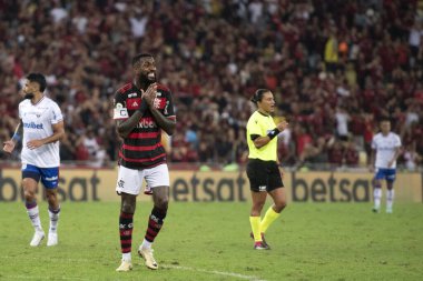 Rio de Janeiro (RJ), 11 / 07 / 2024 - FLAMENGO X ForTALEZA - Brezilya Maracana Şampiyonası için Flamengo x Fortaleza ile maç.                       
