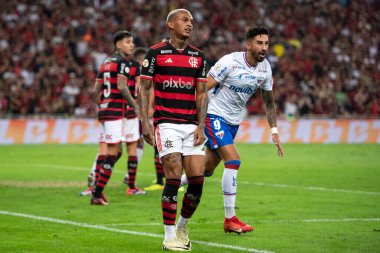 Rio de Janeiro (RJ), 11 / 07 / 2024 - FLAMENGO X ForTALEZA - Brezilya Maracana Şampiyonası için Flamengo x Fortaleza ile maç.                       