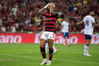 Rio de Janeiro (RJ), 11 / 07 / 2024 - FLAMENGO X ForTALEZA - Brezilya Maracana Şampiyonası için Flamengo x Fortaleza ile maç.                       