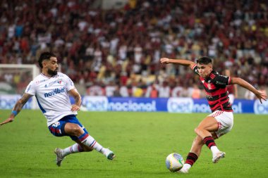 Rio de Janeiro (RJ), 11/07/2024 - FLAMENGO X FORTALEZA - Match between Flamengo x Fortaleza for the Brazilian Championship at Maracana.                        clipart