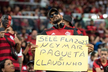 Rio de Janeiro (RJ), 11 / 07 / 2024 - FLAMENGO X ForTALEZA - Brezilya Maracana Şampiyonası için Flamengo x Fortaleza ile maç.                       