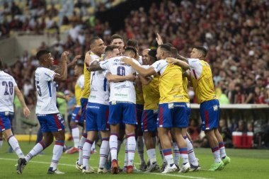 Rio de Janeiro (RJ), 11 / 07 / 2024 - FLAMENGO X ForTALEZA - Brezilya Maracana Şampiyonası için Flamengo x Fortaleza ile maç.                       