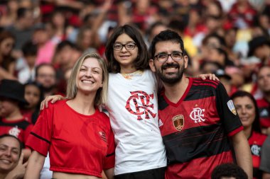 Rio de Janeiro, Rio de Janeiro, Brezilya - 28 Temmuz 2024. Flamengo x Atletico GO Maracana Stadyumu.                  