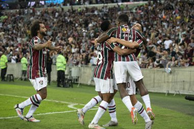 Rio de Janeiro, Rio de Janeiro, Brezilya - 24 Temmuz 2024. Fluminense x Palmeiras Maracana Stadyumu.                        