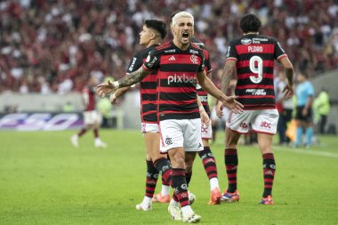 Rio de Janeiro, Rio de Janeiro, Brezilya - 28 Temmuz 2024. Flamengo x Atletico GO Maracana Stadyumu.                  