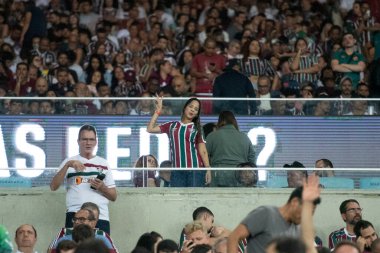 Rio de Janeiro, Rio de Janeiro, Brezilya - 24 Temmuz 2024. Fluminense x Palmeiras Maracana Stadyumu.                        