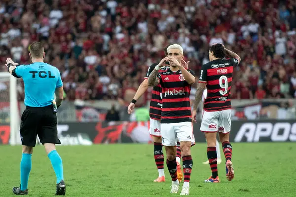 stock image Rio de Janeiro, Rio de Janeiro, Brazil - July 28, 2024. Flamengo x Atletico GO at Maracana Stadium.                  