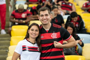 Rio de Janeiro, Rio de Janeiro, Brezilya - 31 Temmuz 2024. Flamengo x Palmeiras Maracana Stadyumu 'nda.                  
