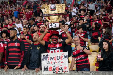 Rio de Janeiro, Rio de Janeiro, Brezilya - 31 Temmuz 2024. Flamengo x Palmeiras Maracana Stadyumu 'nda.                  