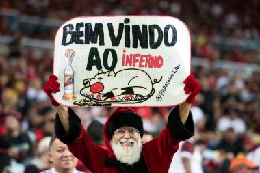 Rio de Janeiro, Rio de Janeiro, Brezilya - 31 Temmuz 2024. Flamengo x Palmeiras Maracana Stadyumu 'nda.                  