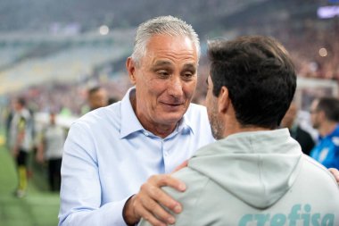 Rio de Janeiro, Rio de Janeiro, Brezilya - 31 Temmuz 2024. Flamengo x Palmeiras Maracana Stadyumu 'nda.                  